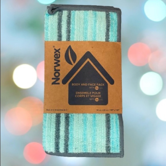 Norwex Bath New Norwex Body And Face Cloths Set 3 Pack Coastal